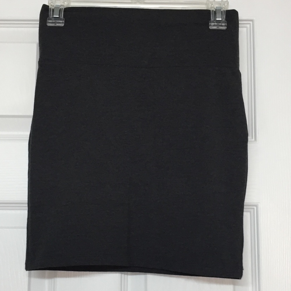 Charlotte Russe High Fold Over Waist Gray Slim Fit Stretchy Micro Mini Y2K Sz S